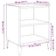 Natskab Sort eg 40 x 30 x 50 cm Konstrueret træ