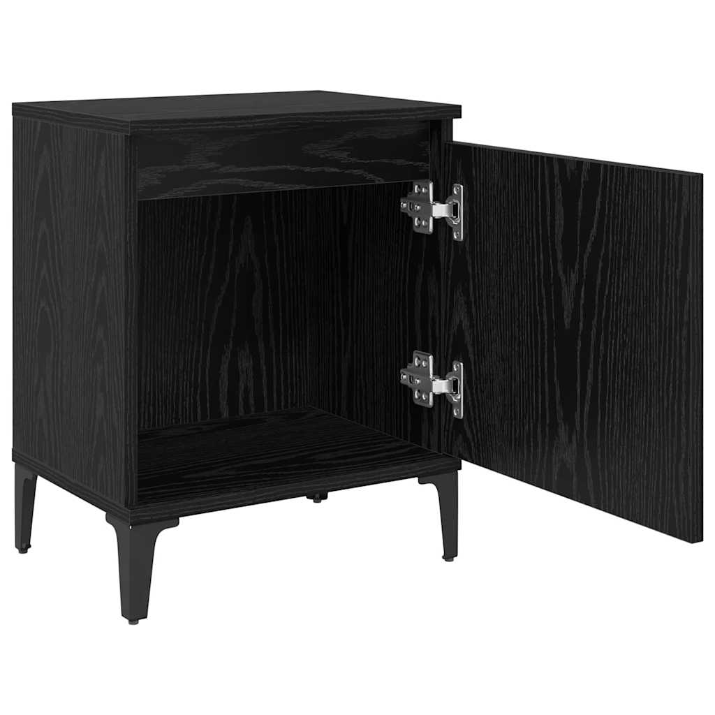 Natskab Sort eg 40 x 30 x 50 cm Konstrueret træ
