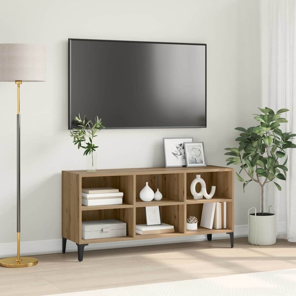 TV-møbelsæt 103,5 x 30 x 50 cm Brun Konstrueret træ