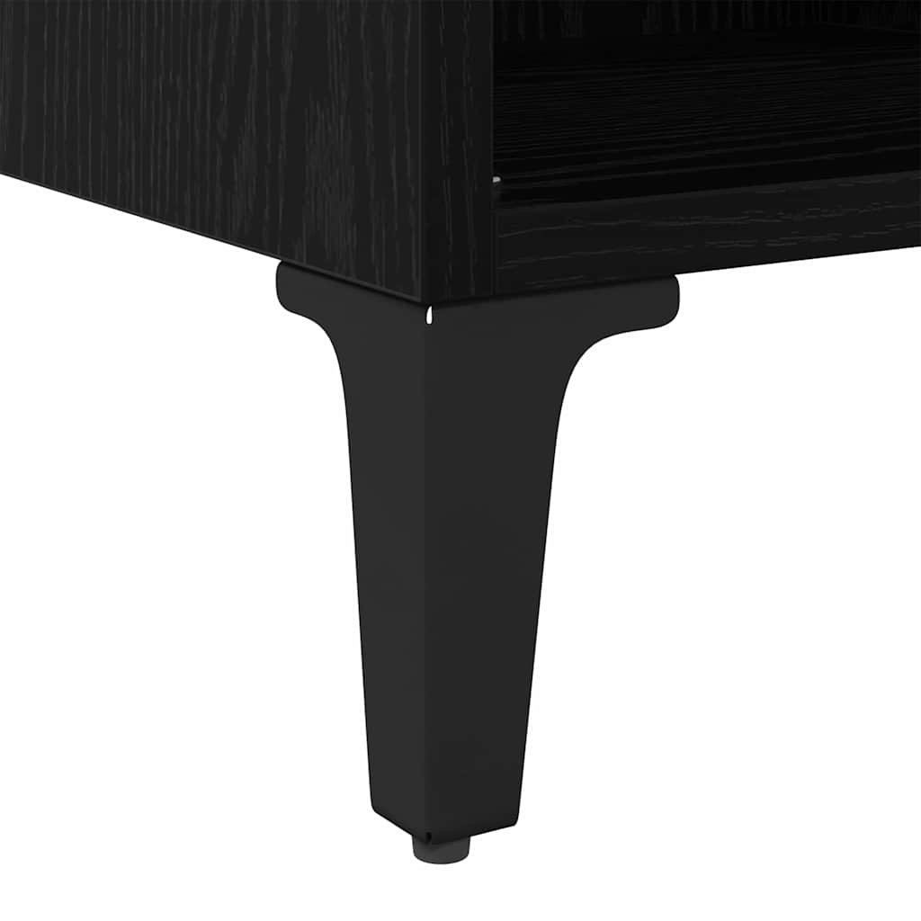 TV-møbelsæt Vægmonteret Sort 103,5 x 30 x 50 cm Konstrueret træ