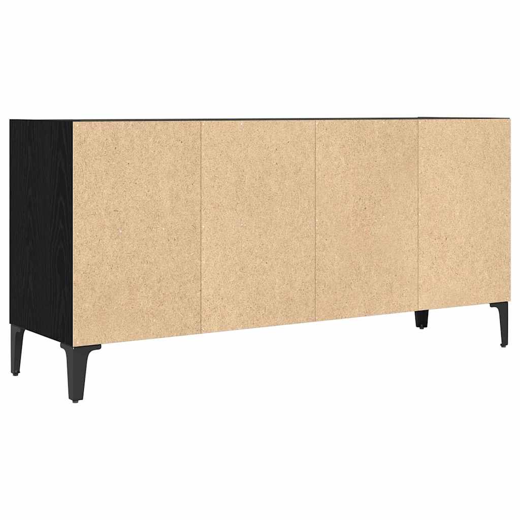 TV-møbelsæt Vægmonteret Sort 103,5 x 30 x 50 cm Konstrueret træ