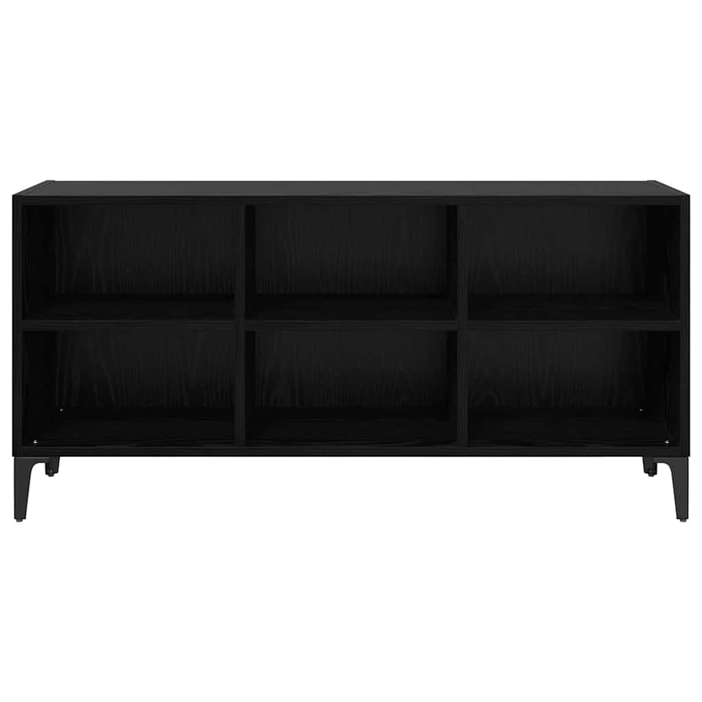 TV-møbelsæt Vægmonteret Sort 103,5 x 30 x 50 cm Konstrueret træ