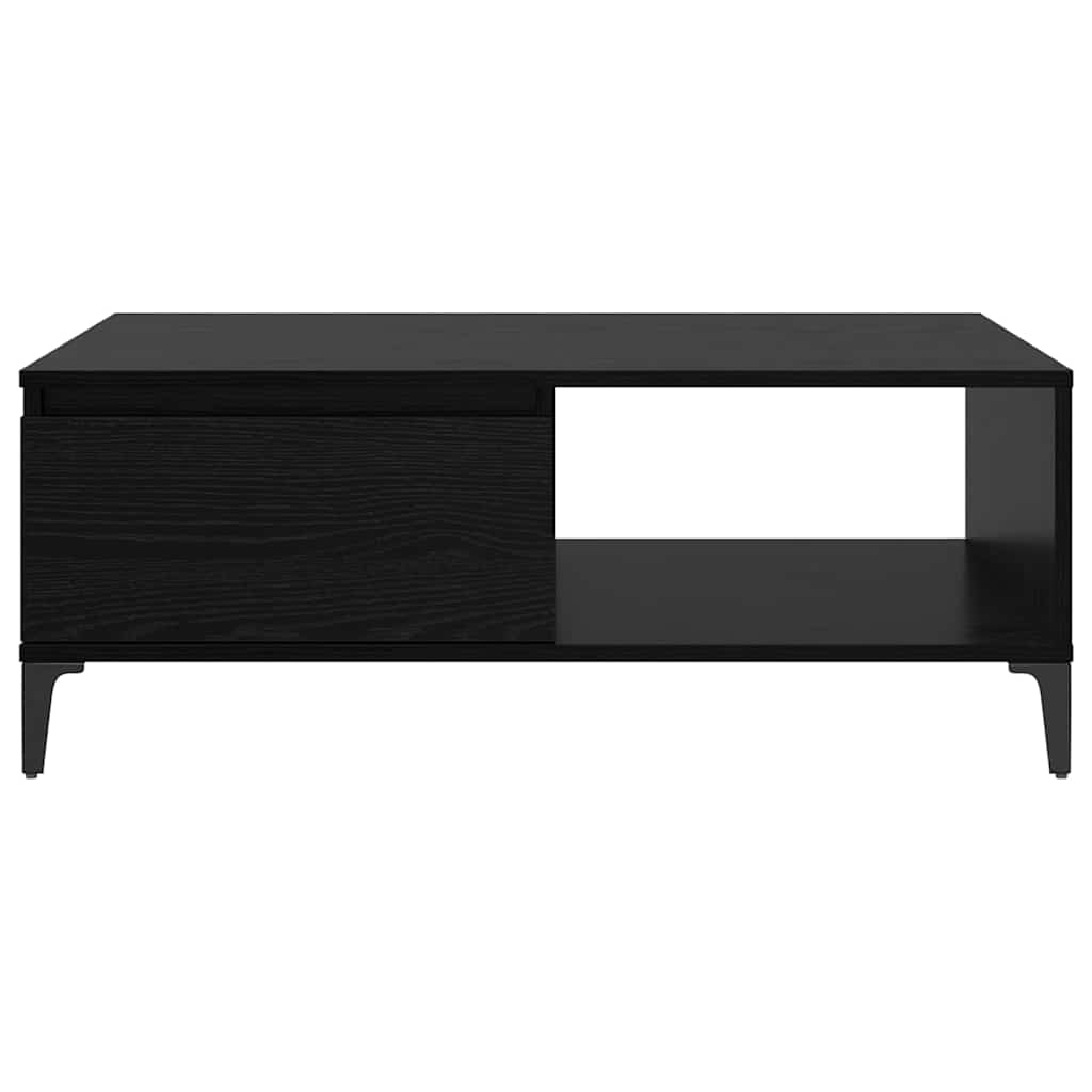 Sofabord Sort eg 90 x 60 x 35 cm Konstrueret træ