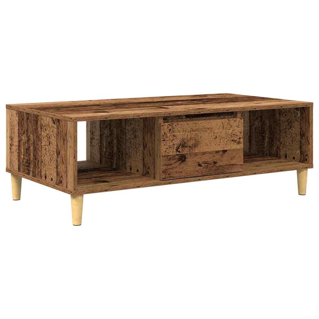 Sofabord Gammelt træ 102 x 55 x 35 cm Konstrueret træ