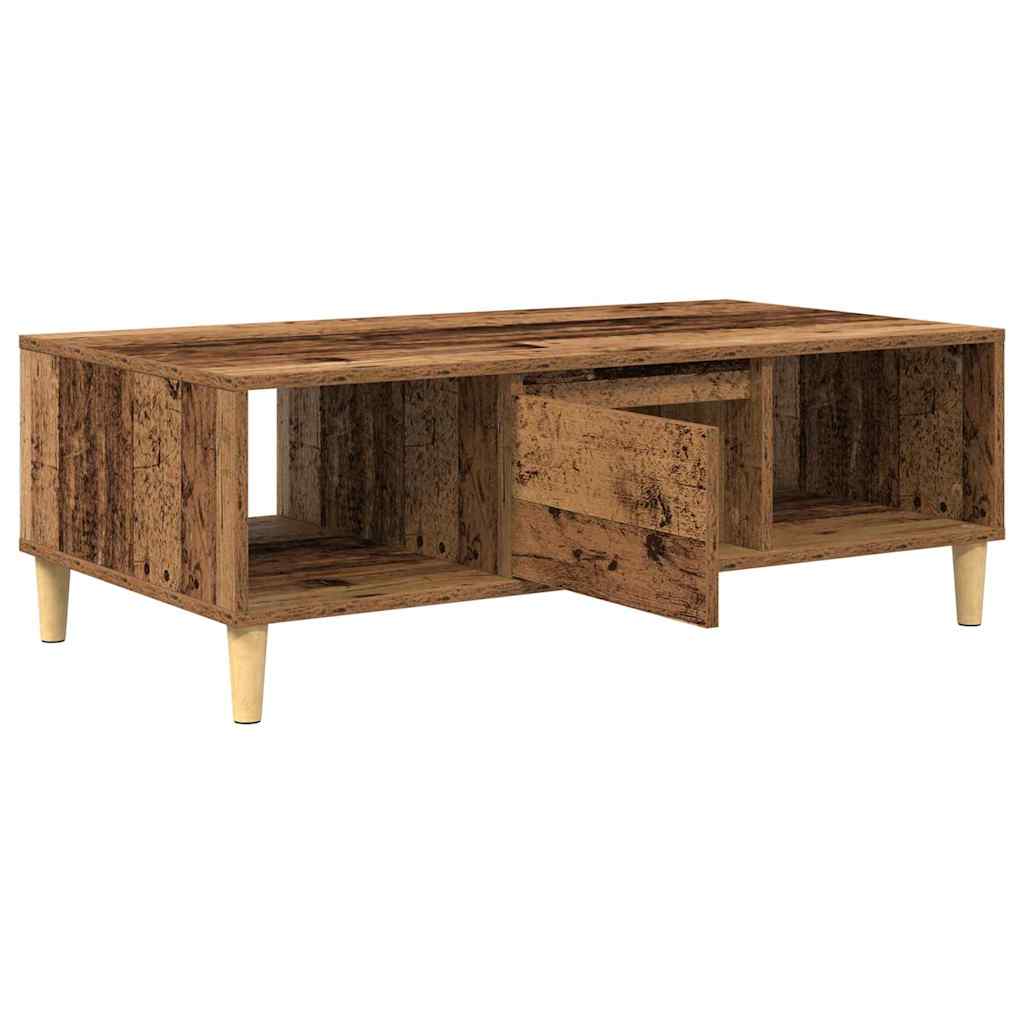 Sofabord Gammelt træ 102 x 55 x 35 cm Konstrueret træ