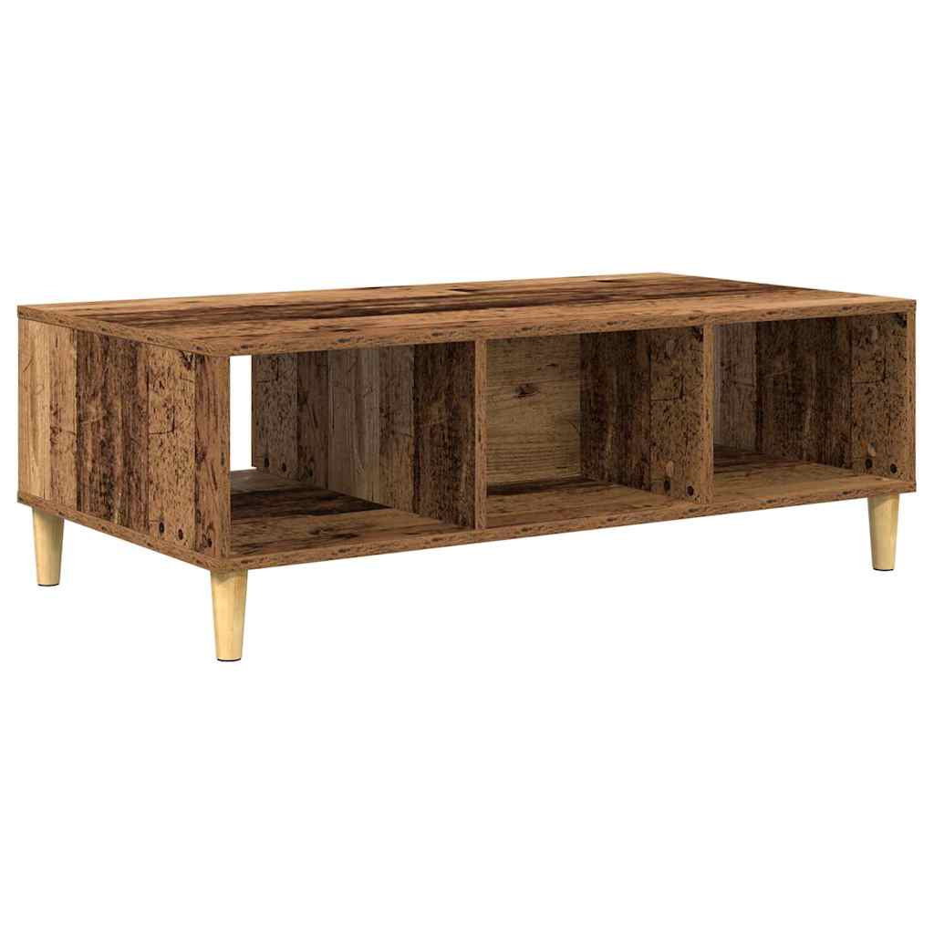 Sofabord Gammelt træ 102 x 55 x 35 cm Konstrueret træ