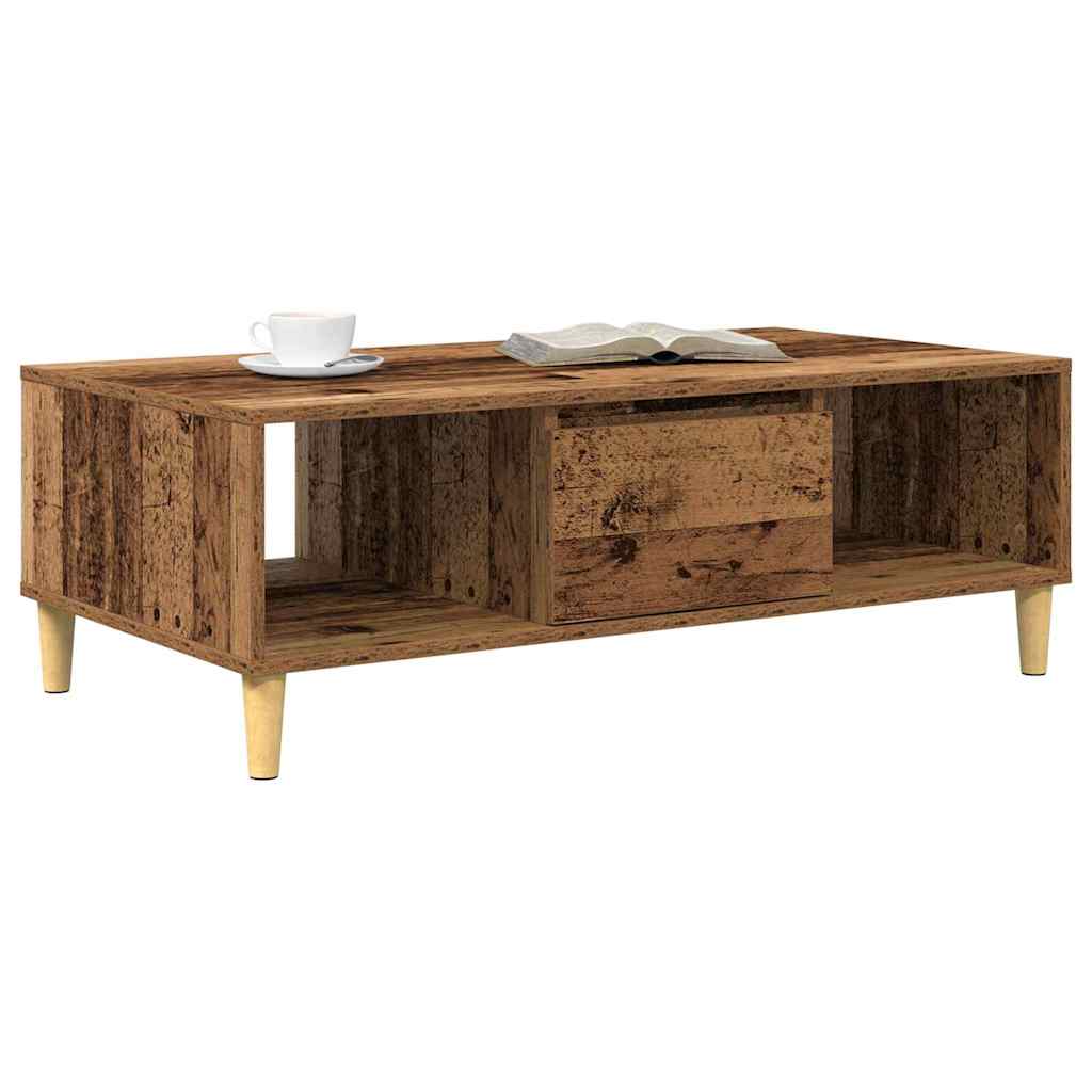 Sofabord Gammelt træ 102 x 55 x 35 cm Konstrueret træ