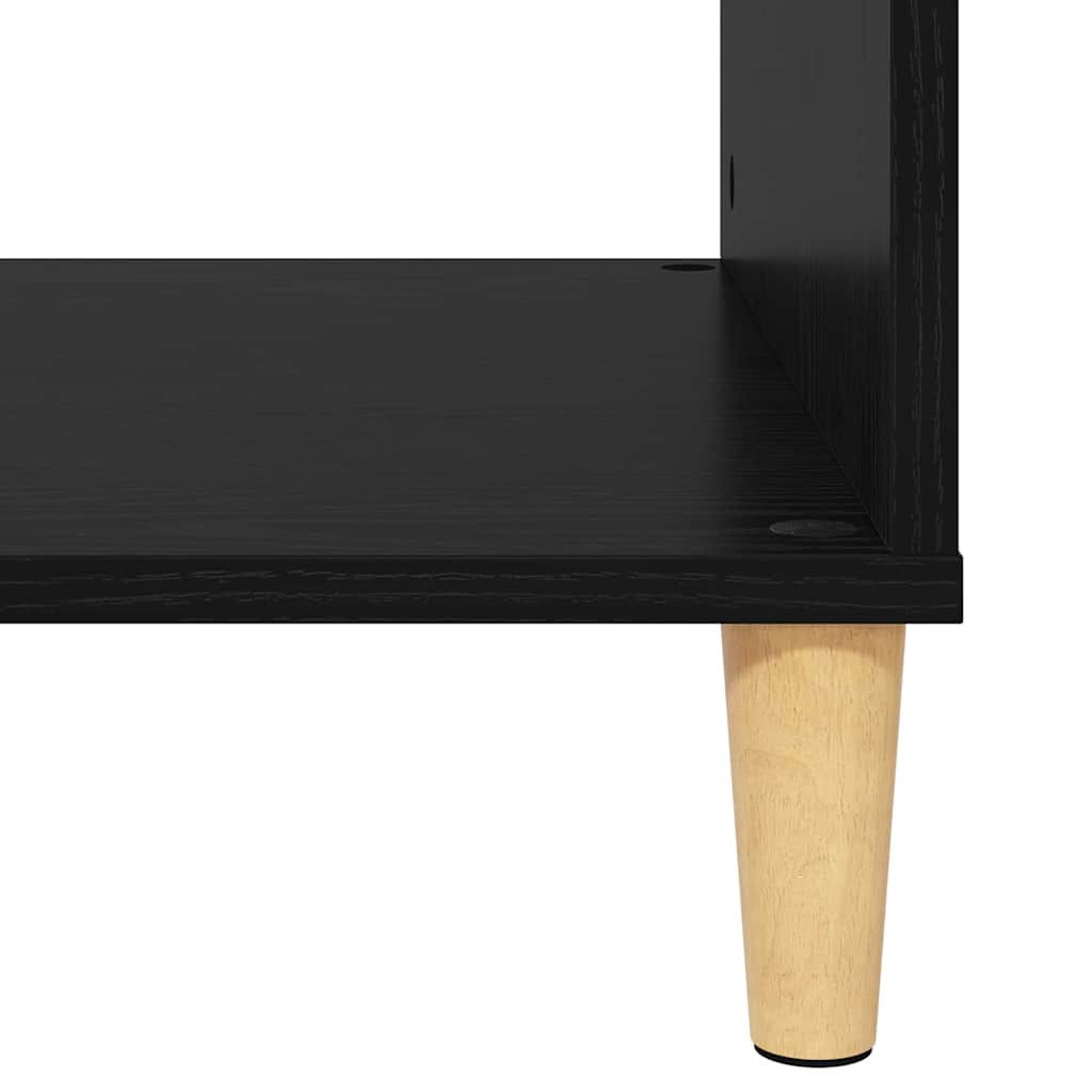 Sofabord Sort eg 102 x 55 x 35 cm Konstrueret træ