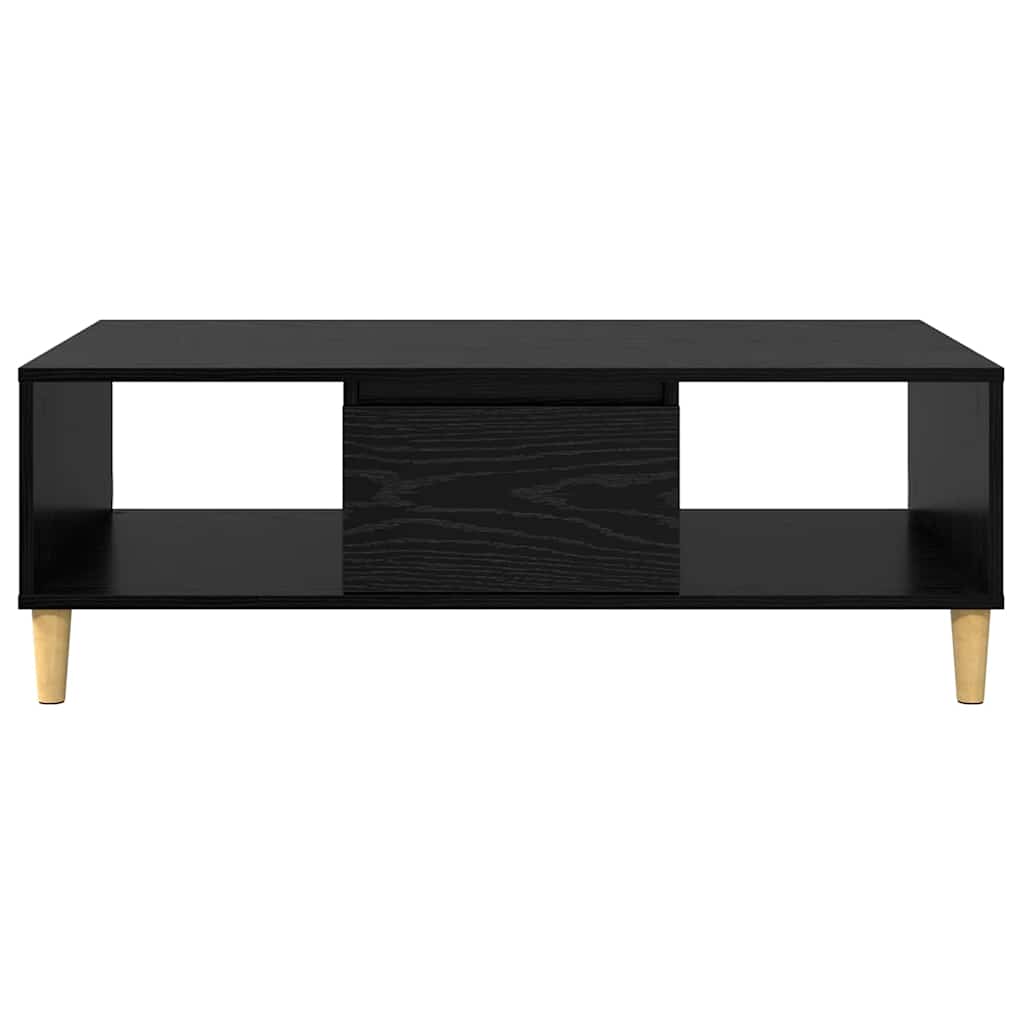 Sofabord Sort eg 102 x 55 x 35 cm Konstrueret træ