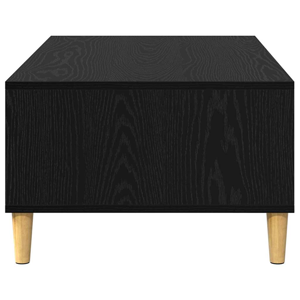 Sofabord Sort eg 102 x 55 x 35 cm Konstrueret træ