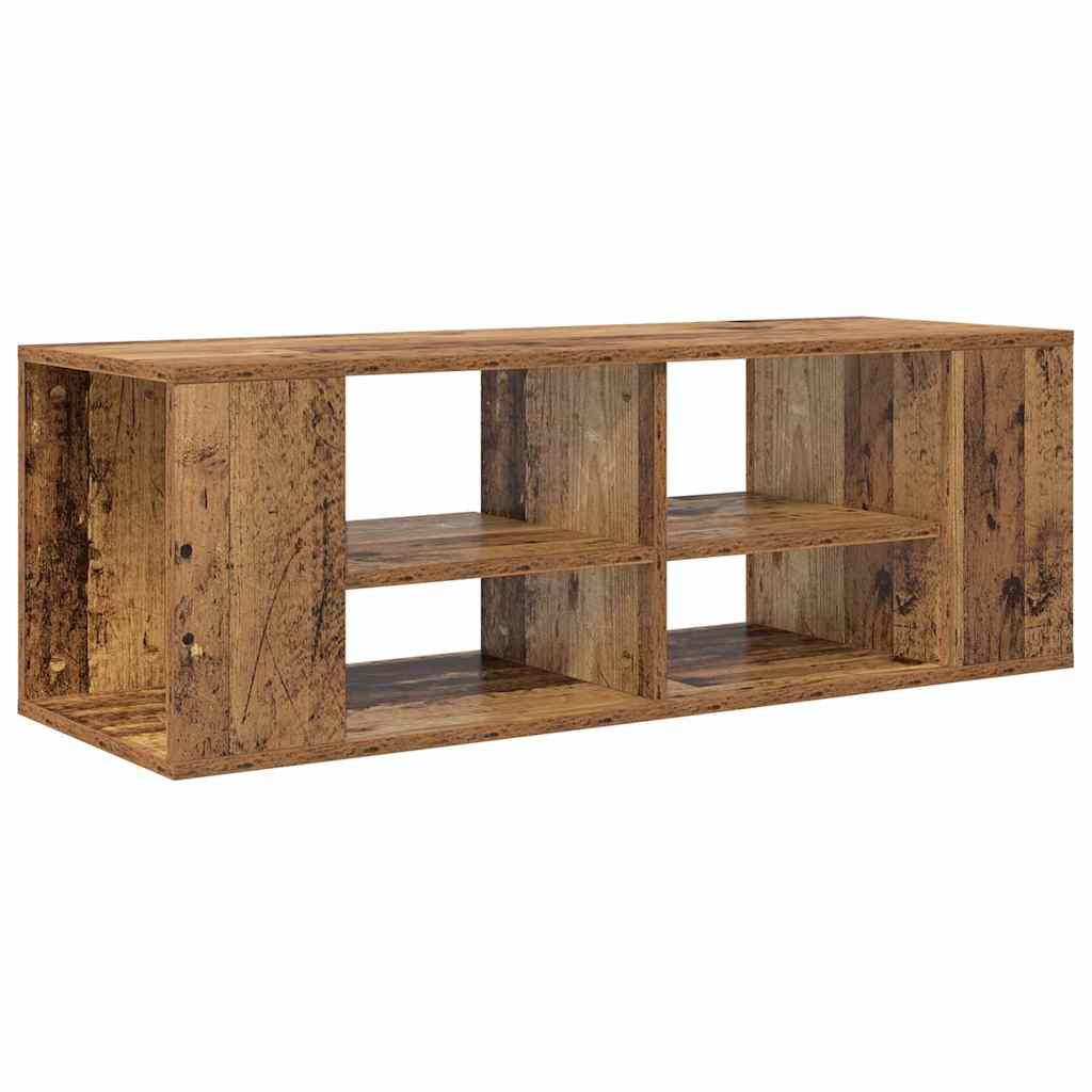 TV-møbelsæt 102 x 35 x 35 cm Gammelt træ Konstrueret træ