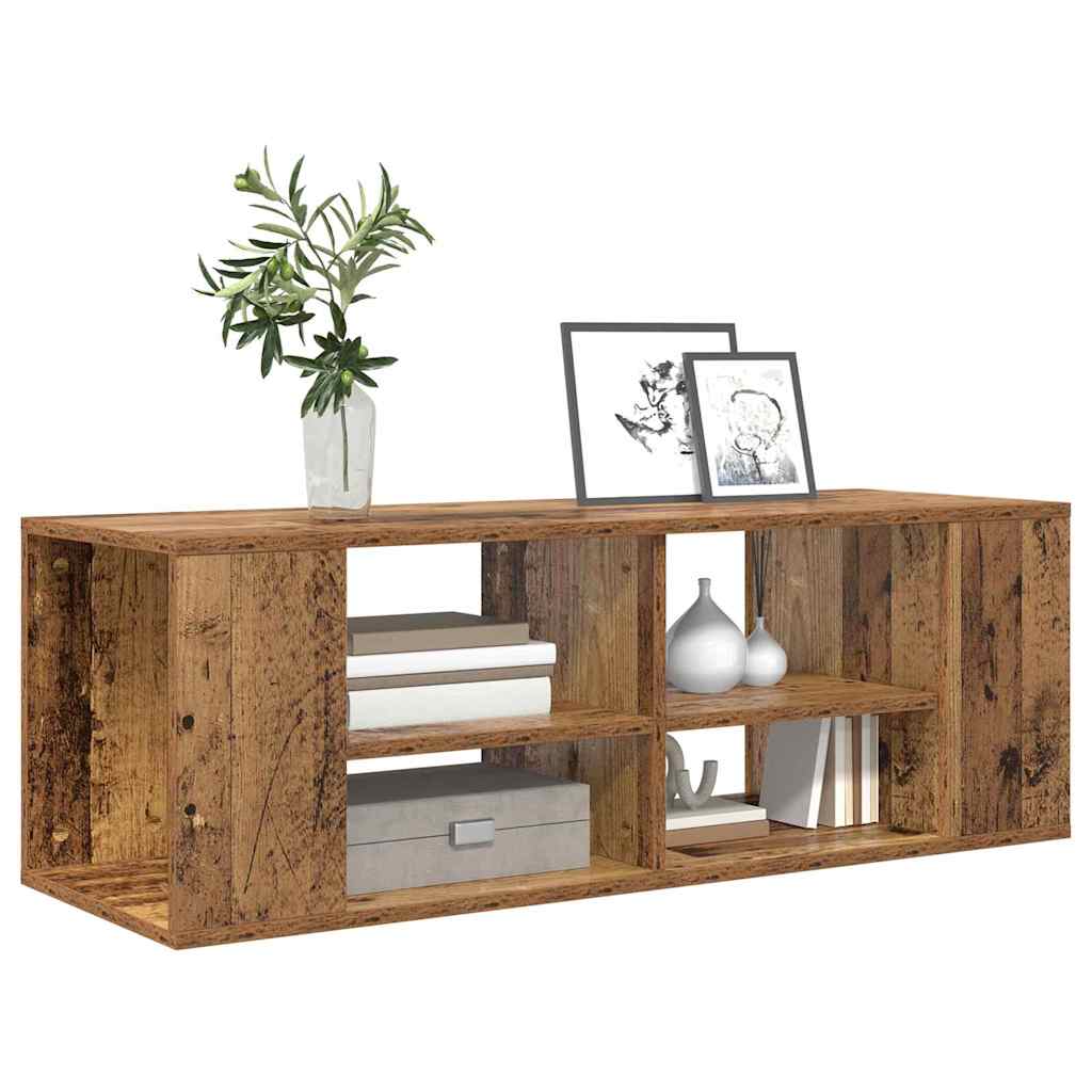TV-møbelsæt 102 x 35 x 35 cm Gammelt træ Konstrueret træ