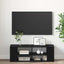 TV-møbelsæt 102 x 35 x 35 cm Sort eg Konstrueret træ