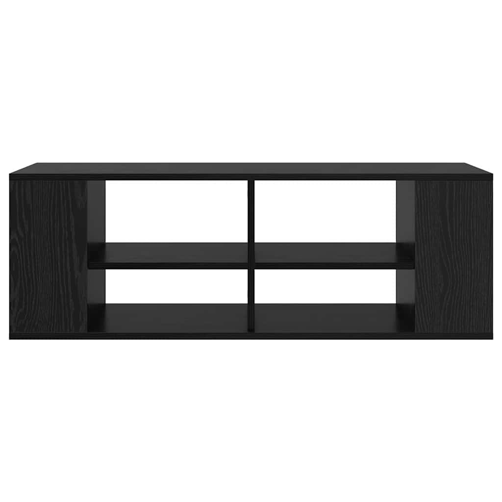 TV-møbelsæt 102 x 35 x 35 cm Sort eg Konstrueret træ
