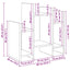 Sideskab Sort eg 60 x 26 x 60 cm Konstrueret træ