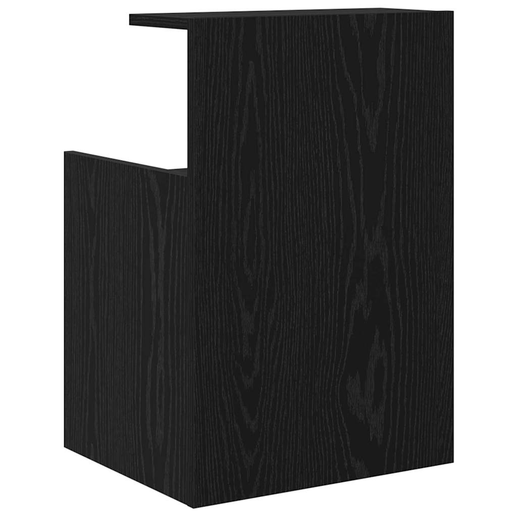 Natskab Sort eg 40 x 35 x 60 cm Konstrueret træ