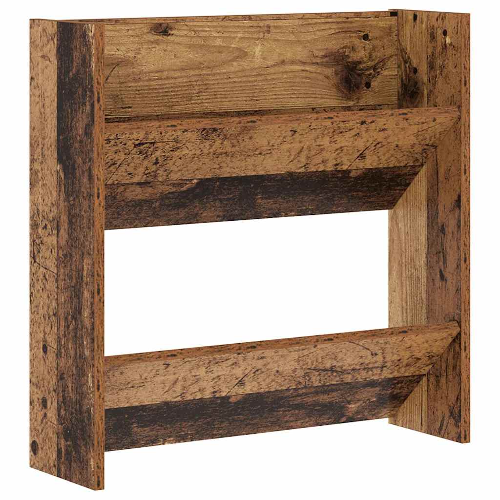 Sko skab 60 x 18 x 60 cm Konstrueret træ Gammelt træ