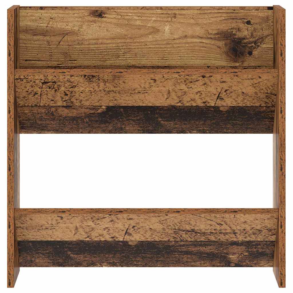 Sko skab 2 stk. 60 x 18 x 60 cm Konstrueret træ Gammelt træ