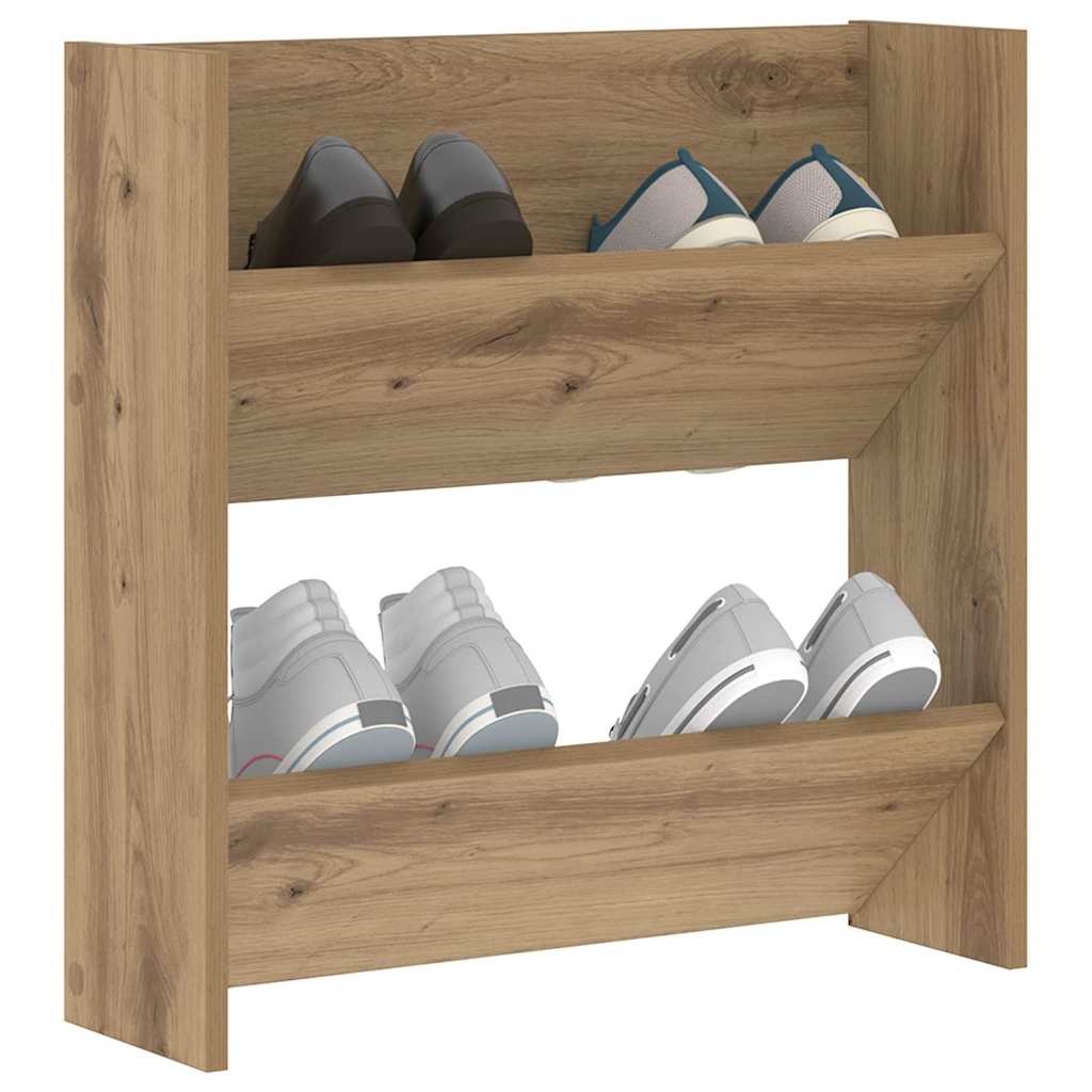 Sko skab 60 x 18 x 60 cm Konstrueret træ Artisan-eg
