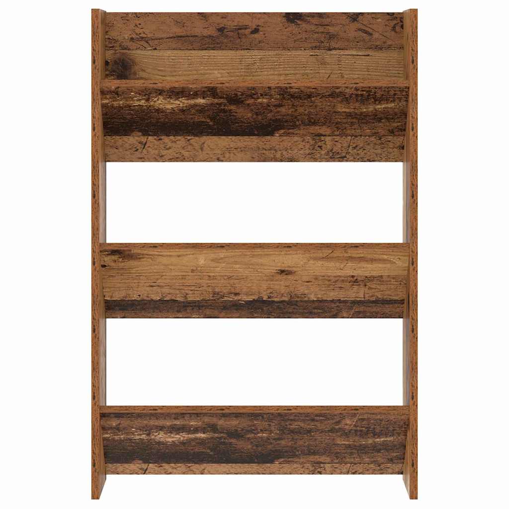 Sko skab 2 stk. 60 x 18 x 90 cm Konstrueret træ Gammelt træ