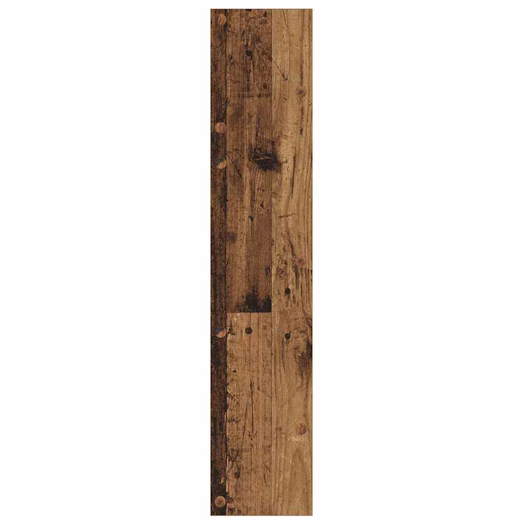 Sko skab 2 stk. 60 x 18 x 90 cm Konstrueret træ Gammelt træ