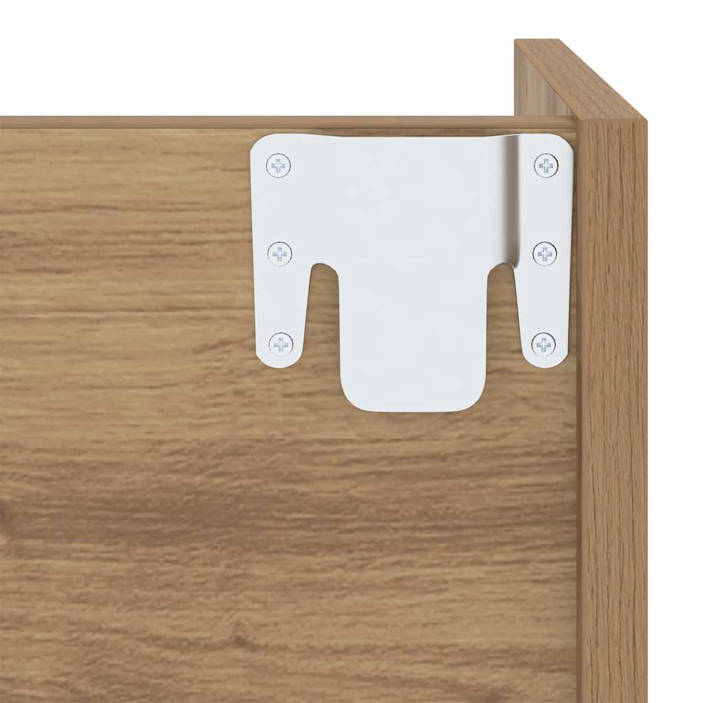 Sko skab 60 x 18 x 90 cm Konstrueret træ Artisan-eg