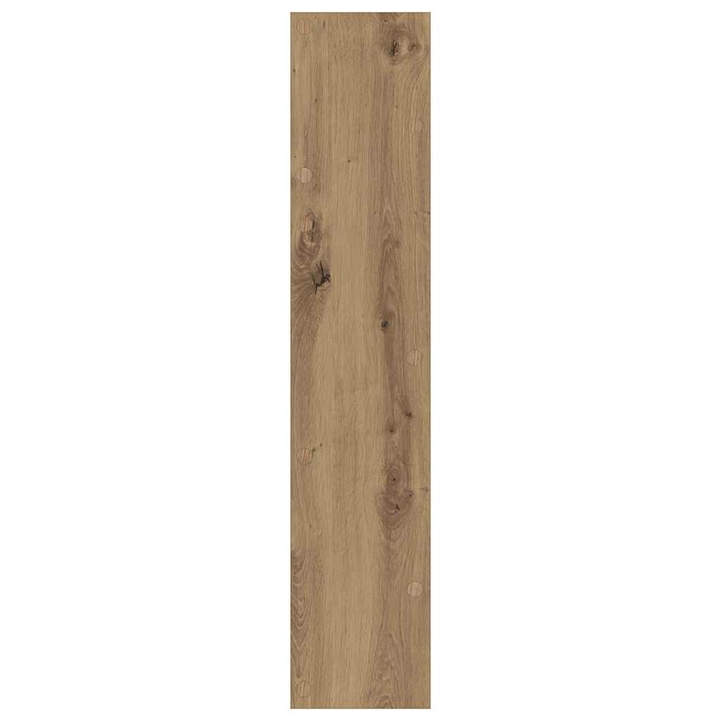Sko skab 2 stk. 60 x 18 x 90 cm Konstrueret træ Artisan-eg