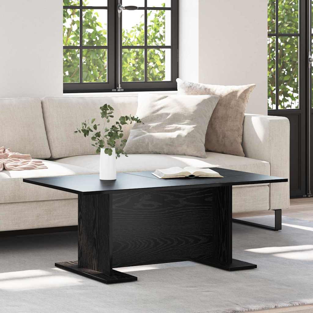 Sofabord Sort eg 103,5 x 60 x 40 cm Konstrueret træ