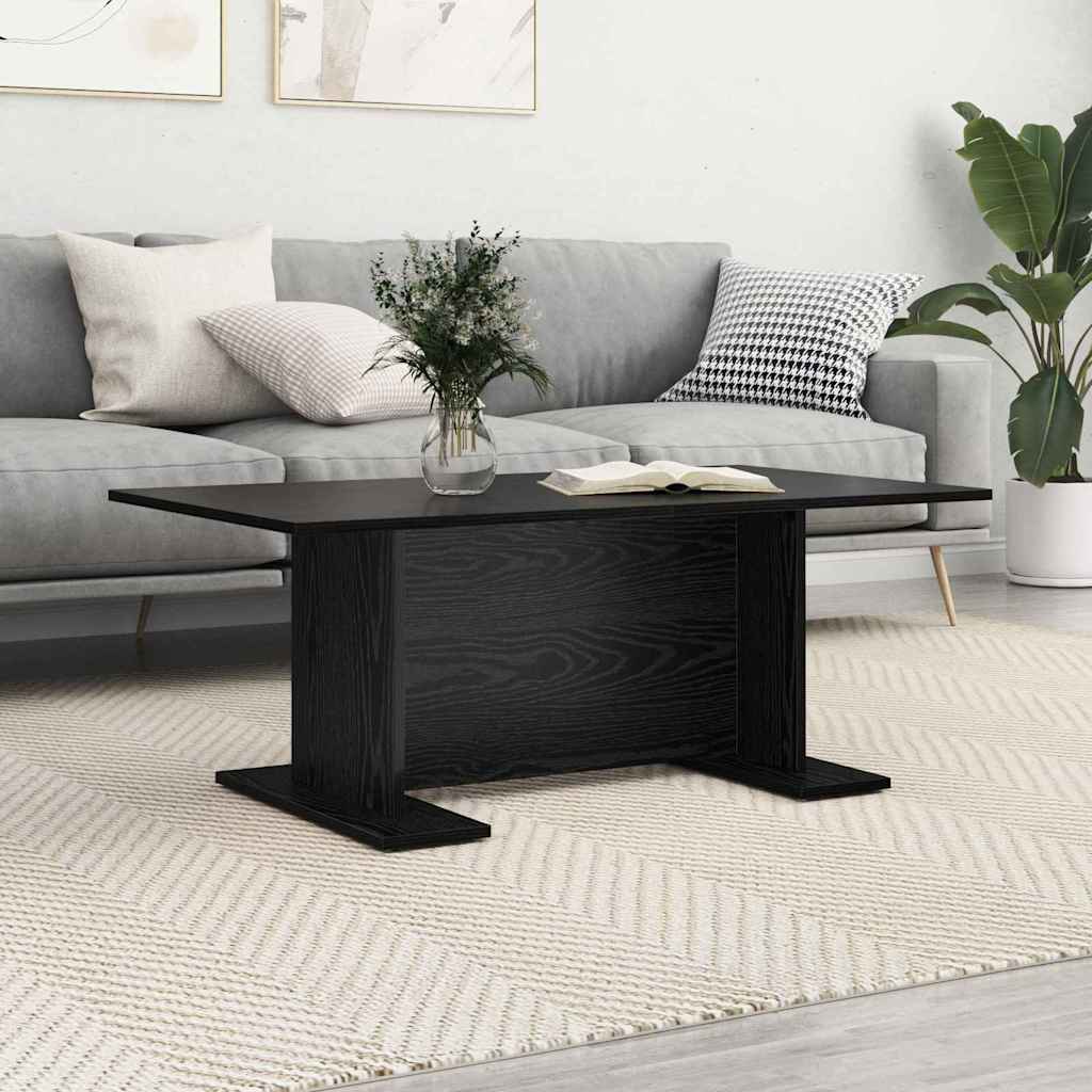 Sofabord Sort eg 103,5 x 60 x 40 cm Konstrueret træ
