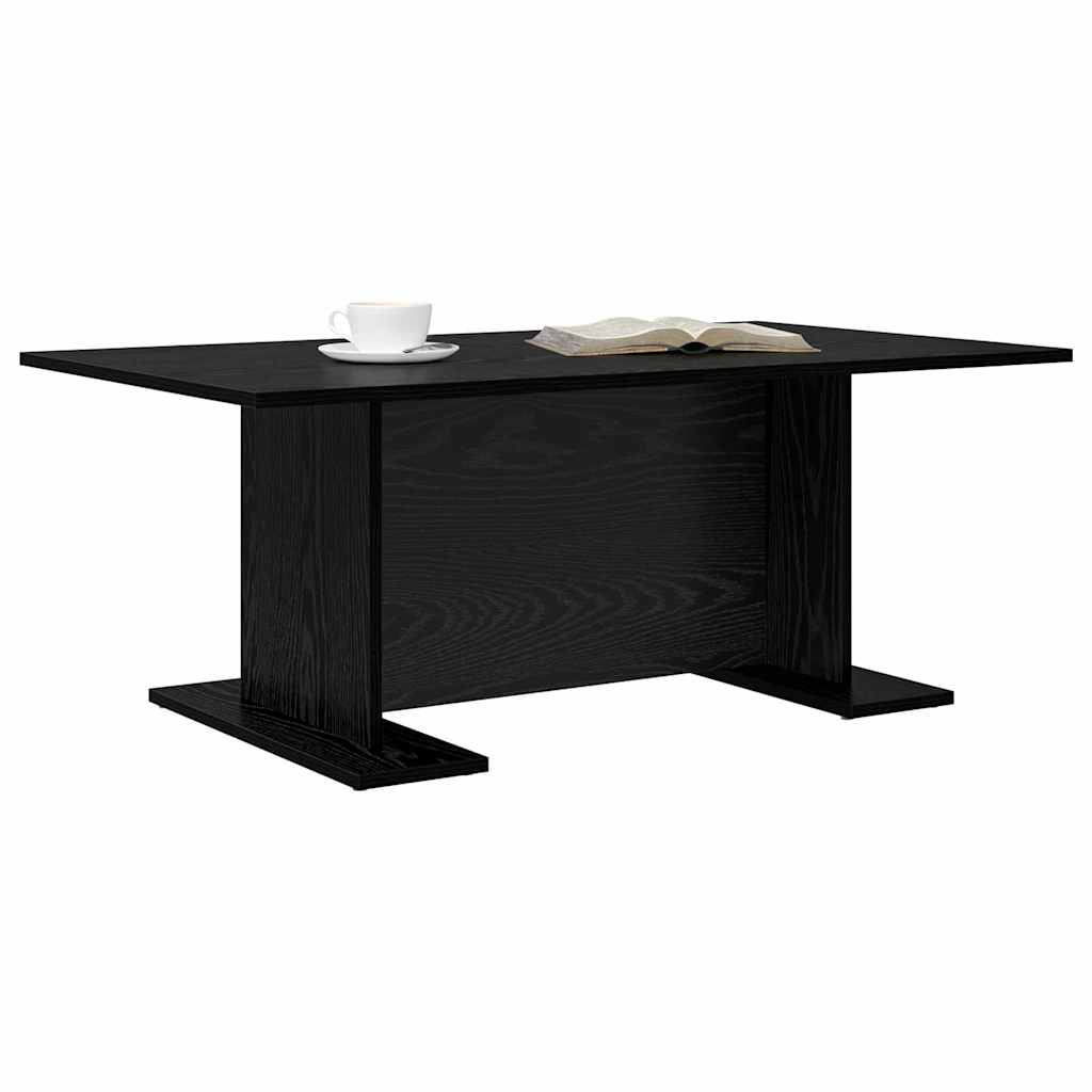 Sofabord Sort eg 103,5 x 60 x 40 cm Konstrueret træ