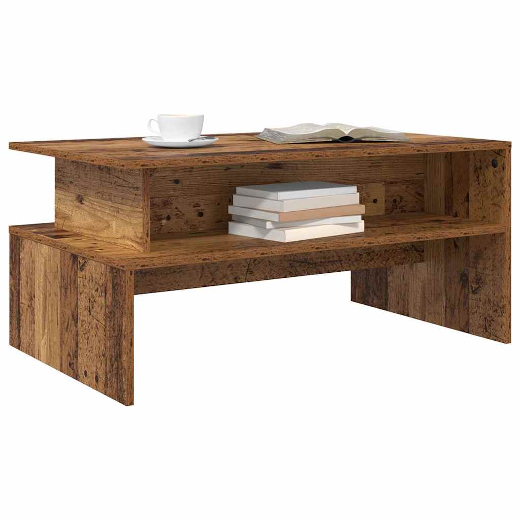 Sofabord Gammelt træ 90 x 55 x 42,5 cm Konstrueret træ