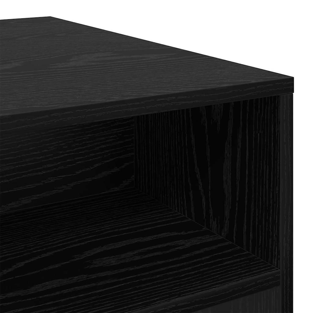 Sofabord Sort eg 90 x 55 x 42,5 cm Konstrueret træ