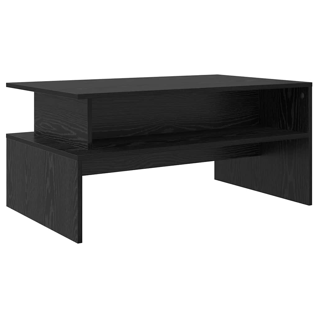 Sofabord Sort eg 90 x 55 x 42,5 cm Konstrueret træ