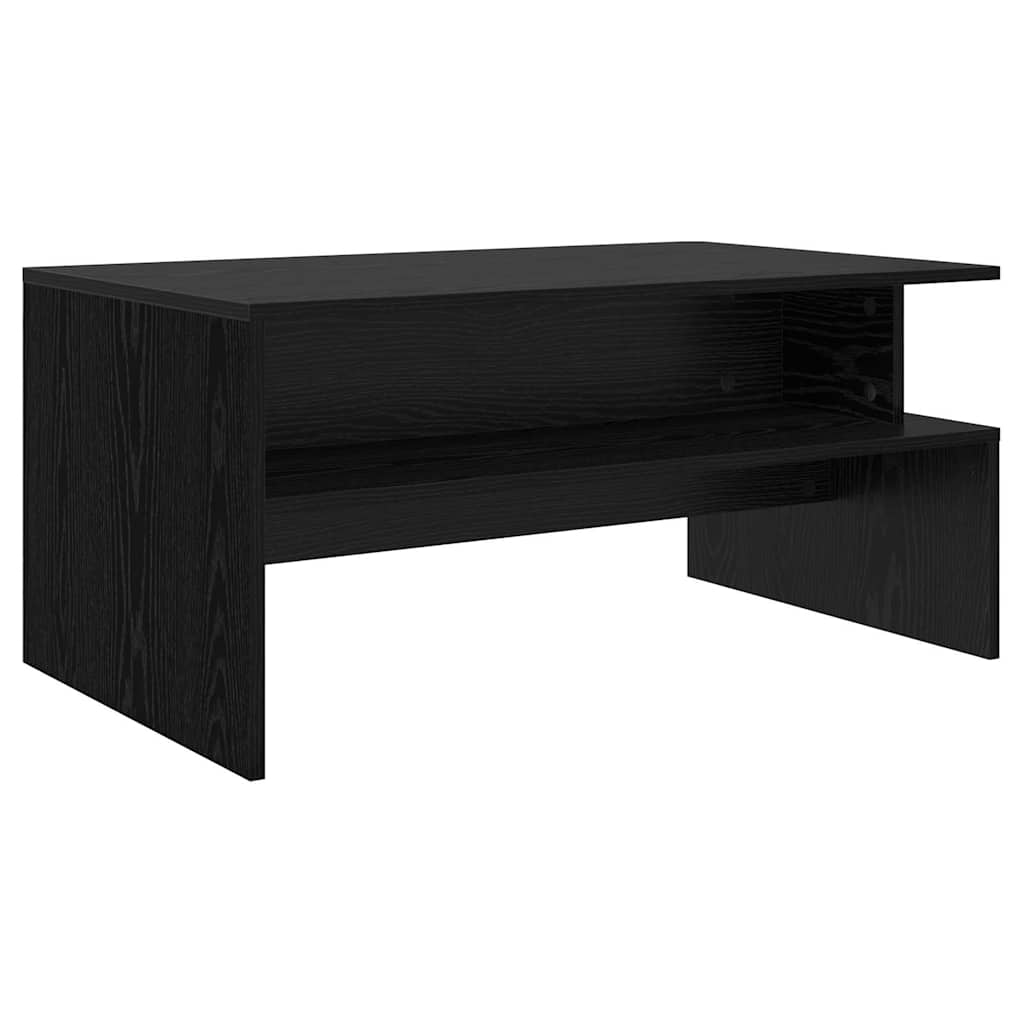 Sofabord Sort eg 90 x 55 x 42,5 cm Konstrueret træ