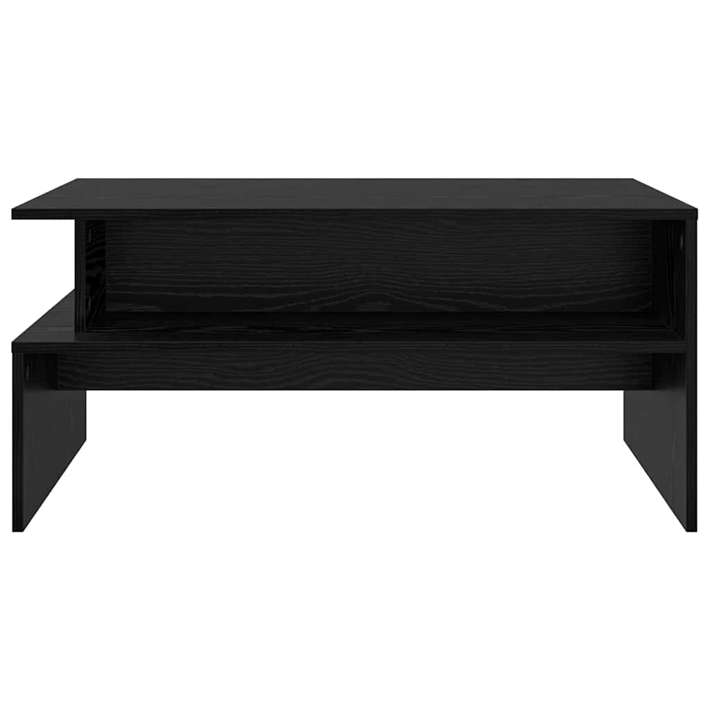 Sofabord Sort eg 90 x 55 x 42,5 cm Konstrueret træ