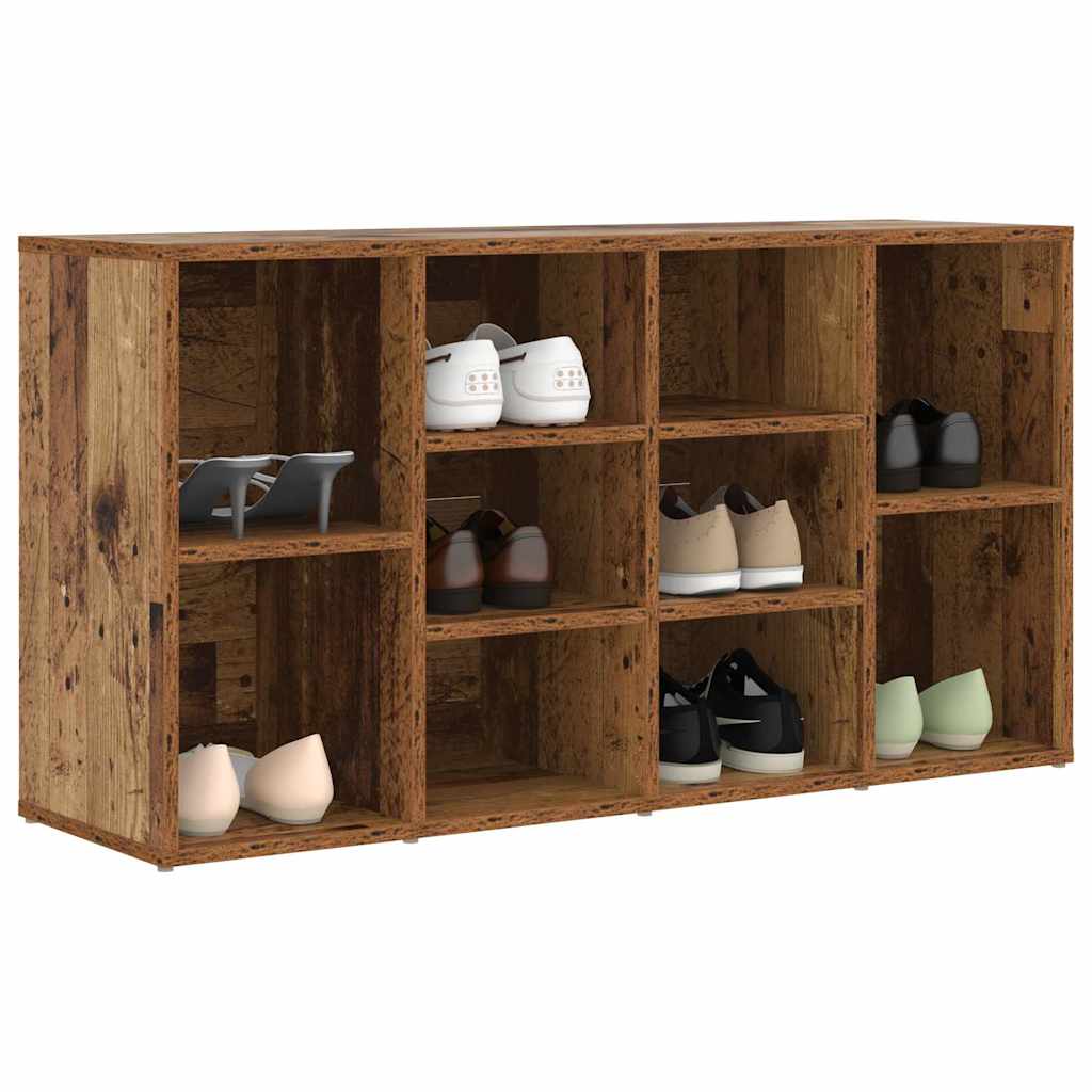 Sko bænk 103 x 30 x 54,5 cm Konstrueret træ Gammelt træ