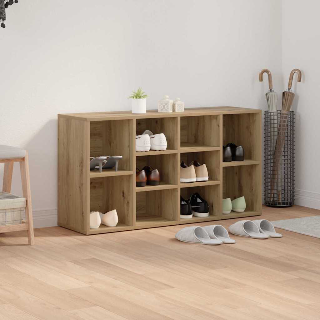 Sko bænk 103 x 30 x 54,5 cm Konstrueret træ Artisan-eg
