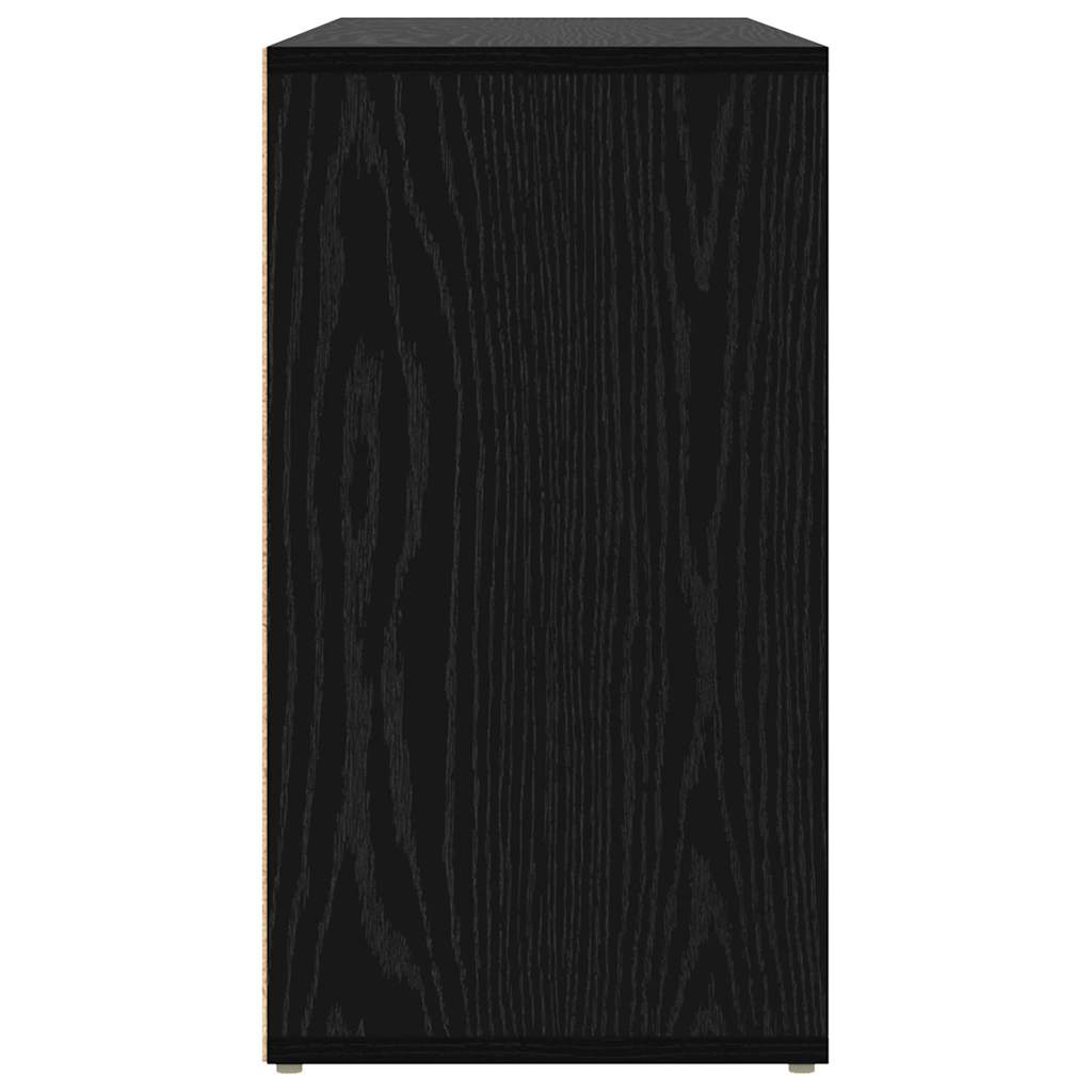 Sko bænk 103 x 30 x 54,5 cm Konstrueret træ Sort eg
