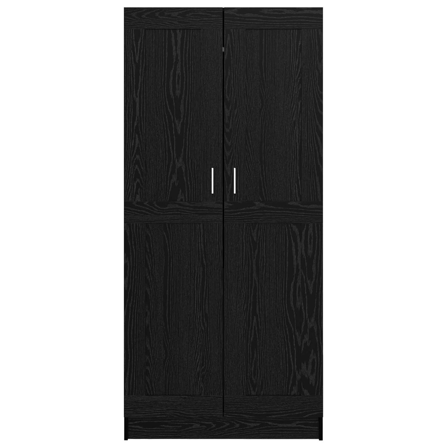Garderobeskab Sort eg 82,5 x 51,5 x 180 cm Konstrueret træ
