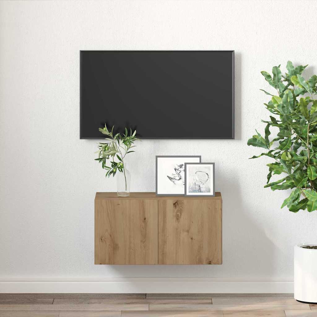 TV-møbelsæt 60 x 30 x 30 cm Brun Konstrueret træ