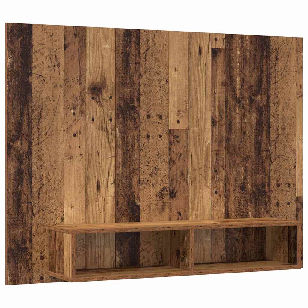 TV-møbelsæt 120 x 23,5 x 90 cm Gammelt træ Konstrueret træ
