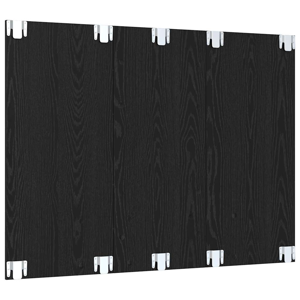 TV-møbelsæt 120 x 23,5 x 90 cm Sort eg Konstrueret træ