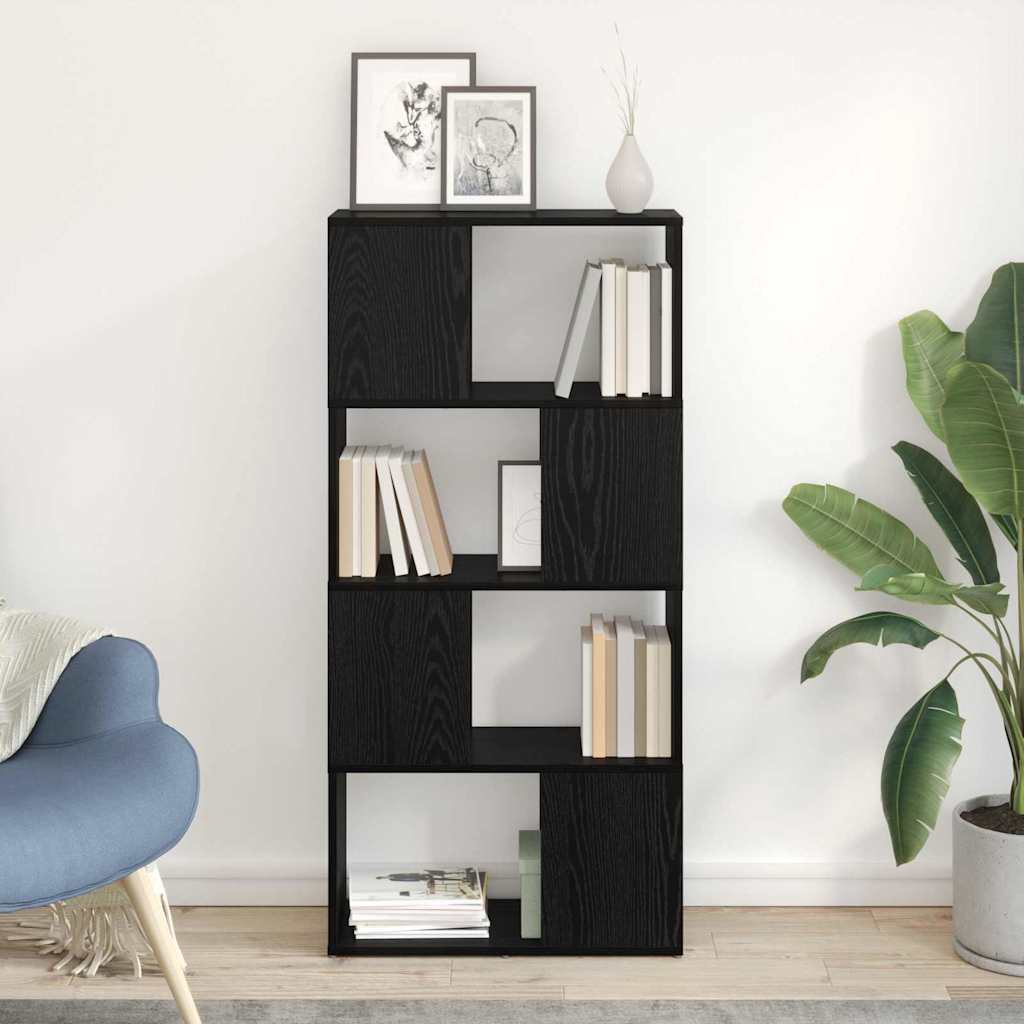 TV-møbelsæt 60 x 24 x 125,5 cm Sort Konstrueret træ