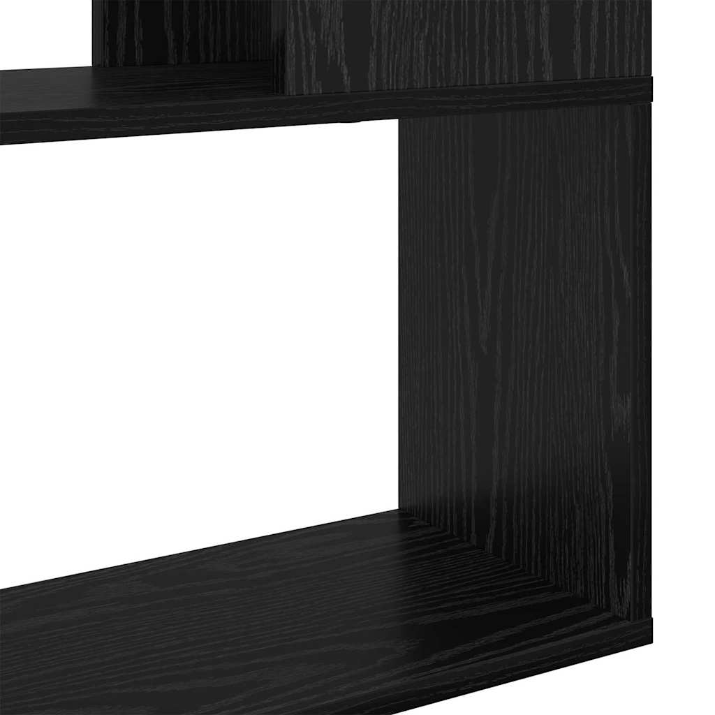 TV-møbelsæt 80 x 24 x 125 cm Sort Konstrueret træ