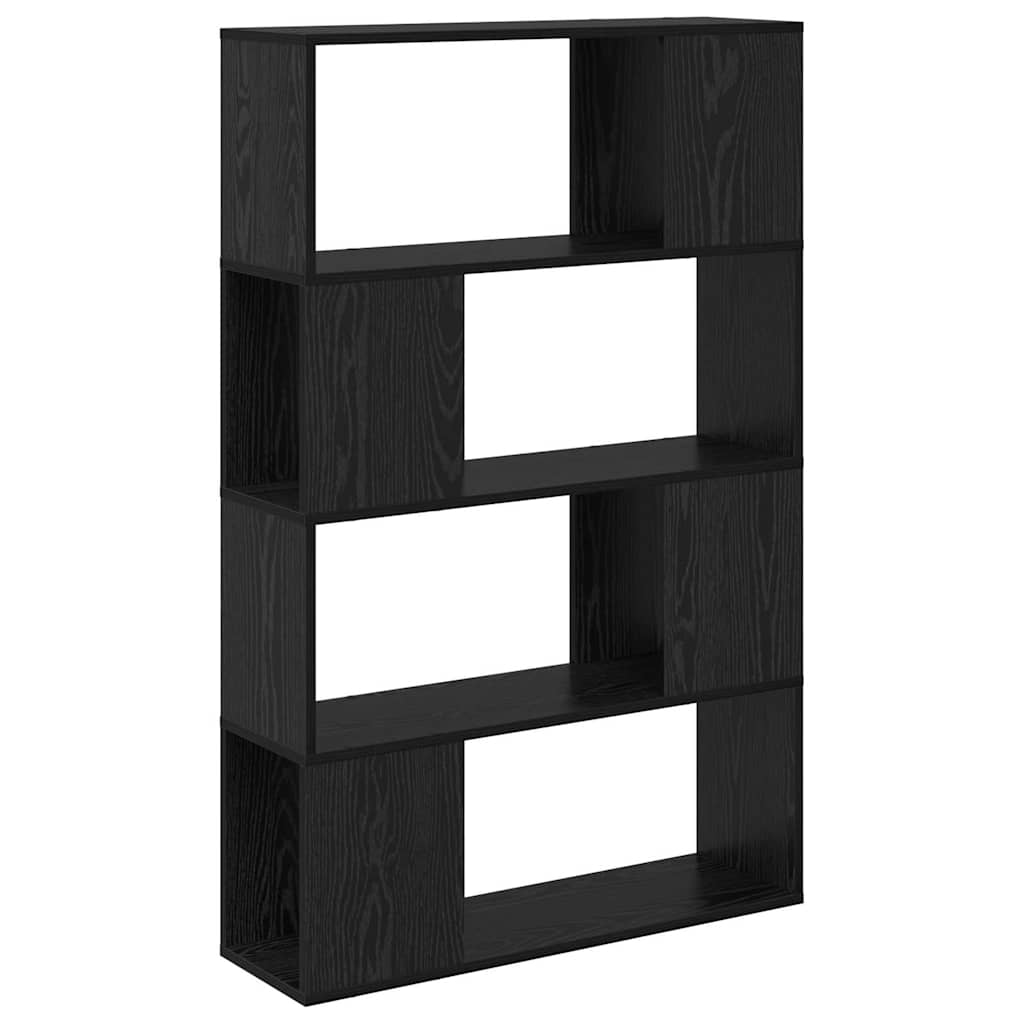 TV-møbelsæt 80 x 24 x 125 cm Sort Konstrueret træ
