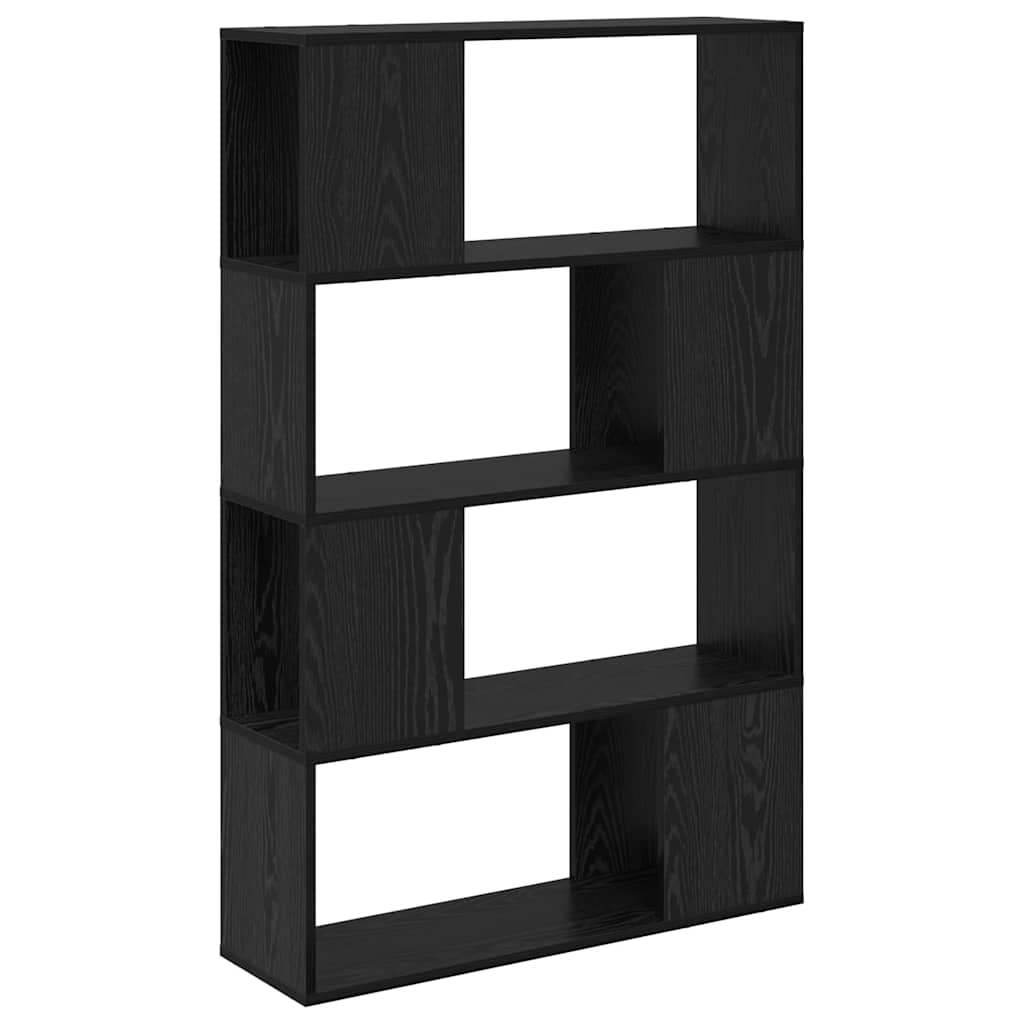 TV-møbelsæt 80 x 24 x 125 cm Sort Konstrueret træ