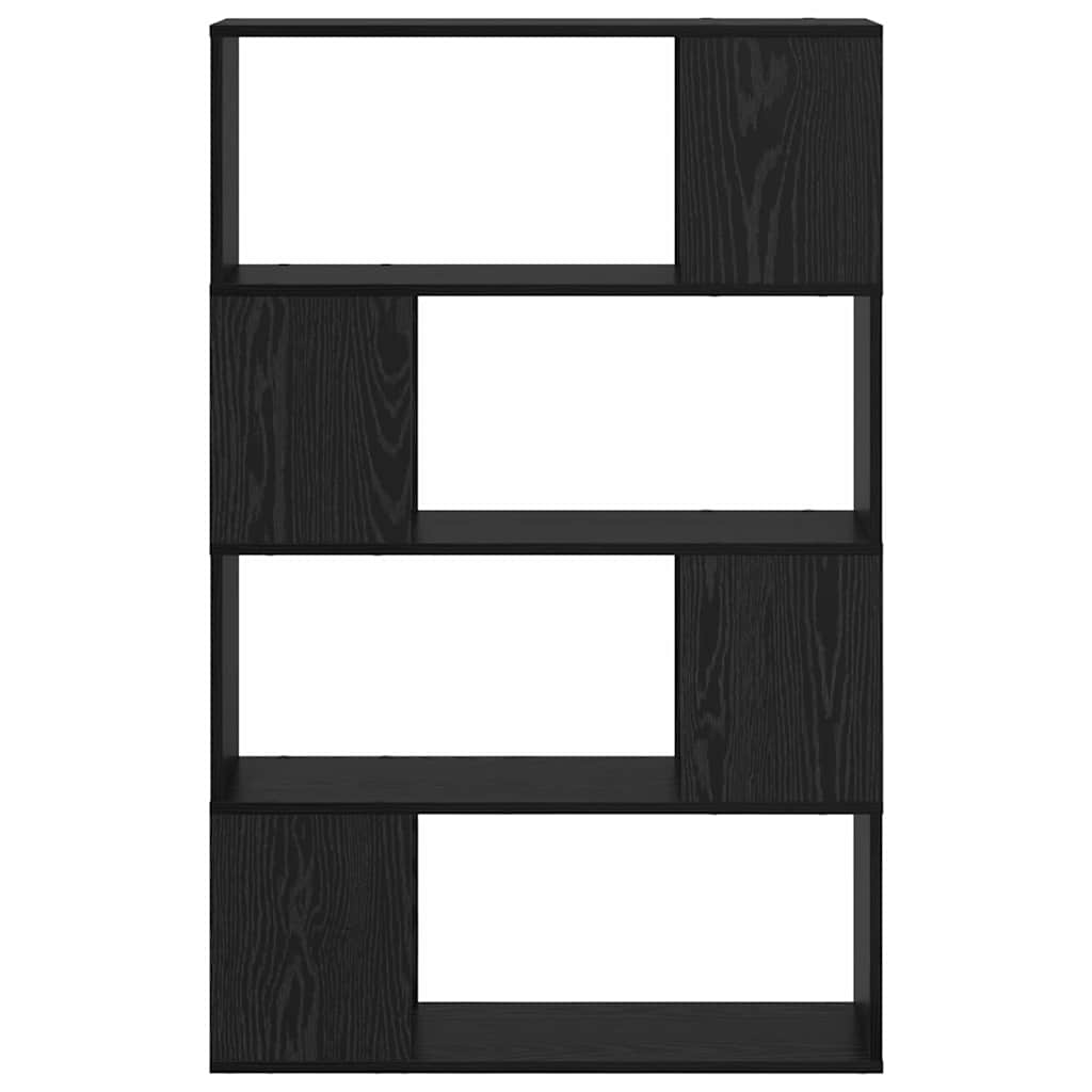 TV-møbelsæt 80 x 24 x 125 cm Sort Konstrueret træ