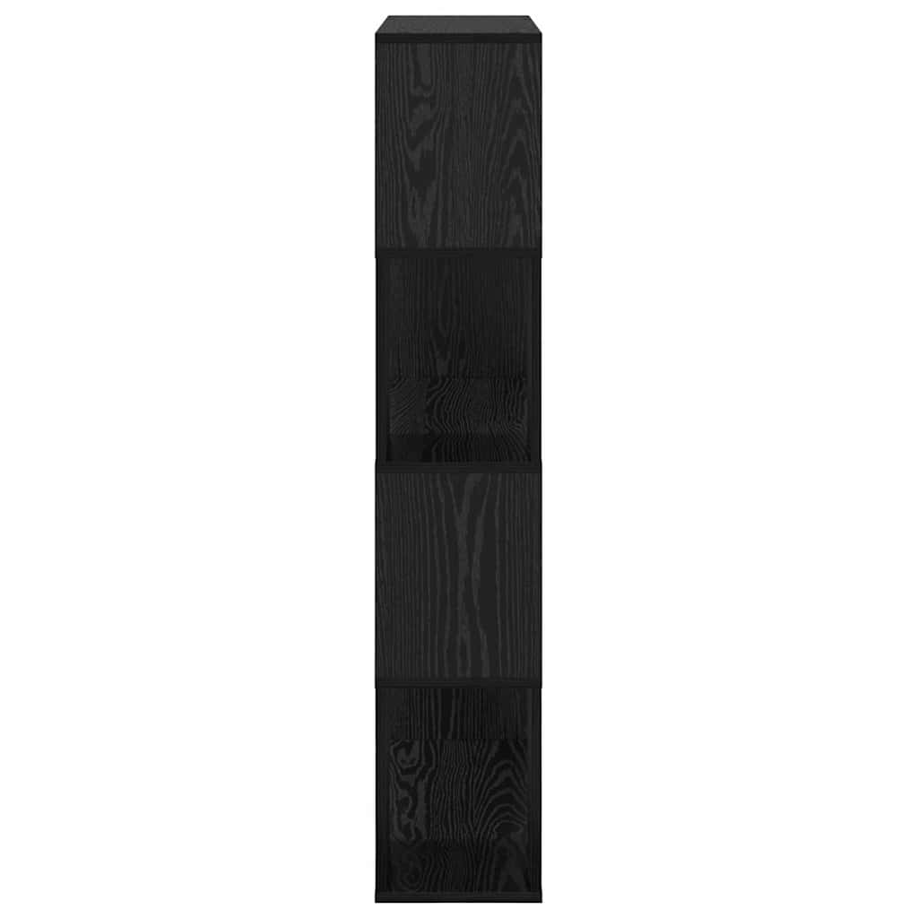 TV-møbelsæt 80 x 24 x 125 cm Sort Konstrueret træ