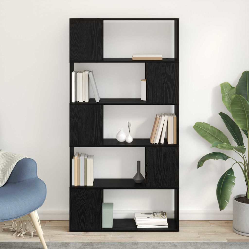 TV-møbelsæt 80 x 24 x 156 cm Sort Konstrueret træ