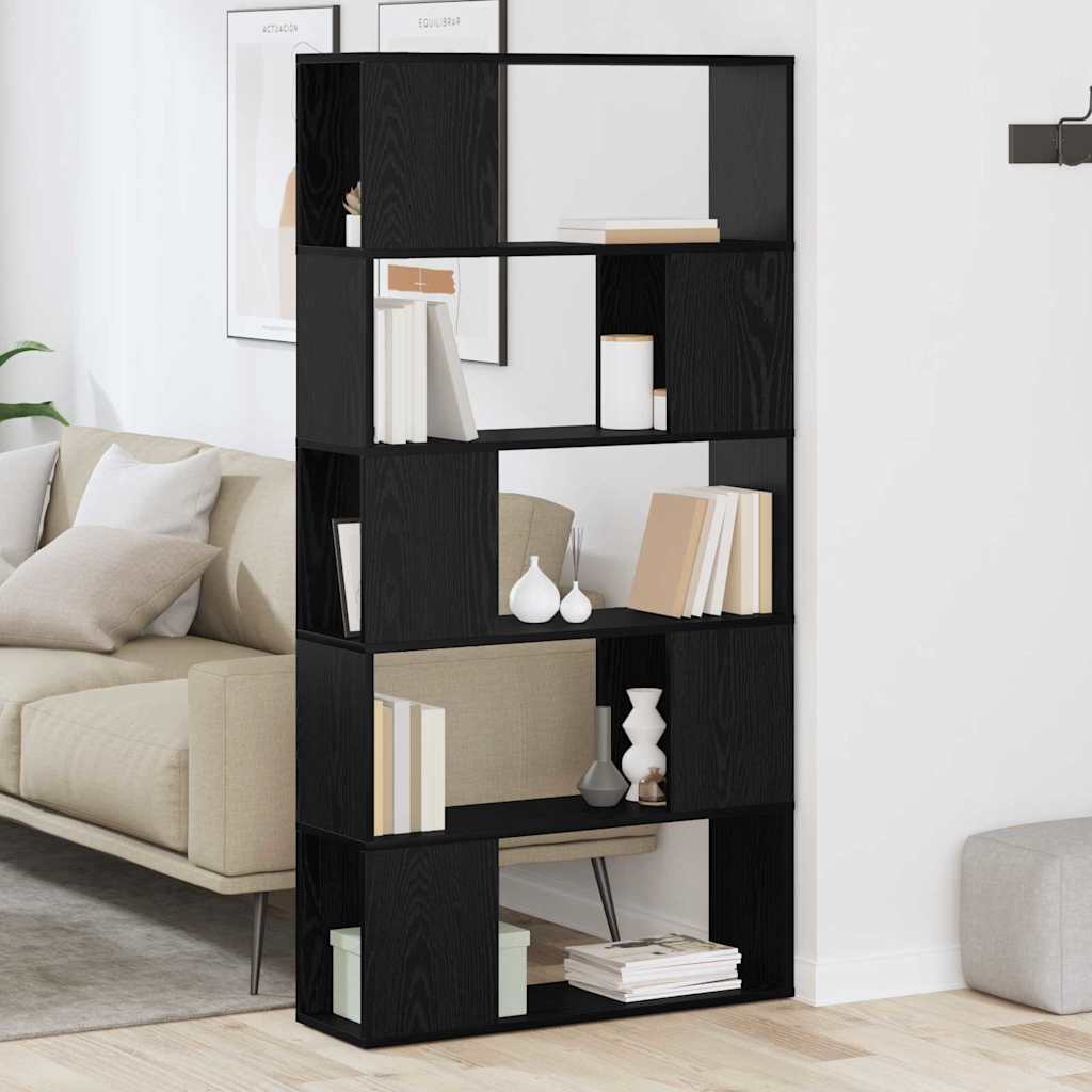 TV-møbelsæt 80 x 24 x 156 cm Sort Konstrueret træ